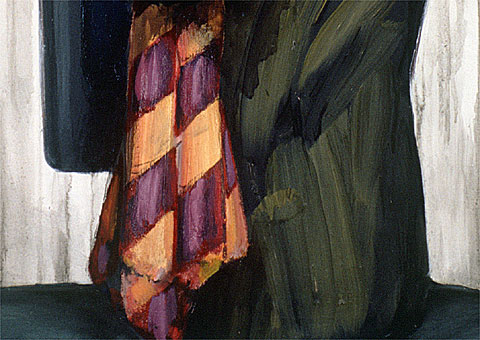Network Study (with striped scarf) - Close-up 'B'